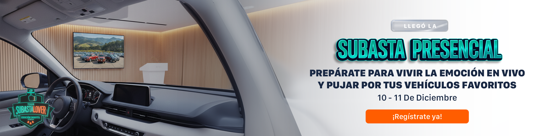 subasta presencial tour suabstalover